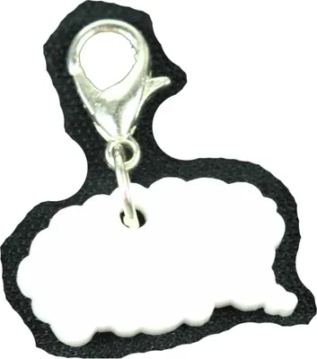 Produktbild von Sprechblase Charm Anhänger Bettelarmband Cartoon Comic Acrylglas Wolke