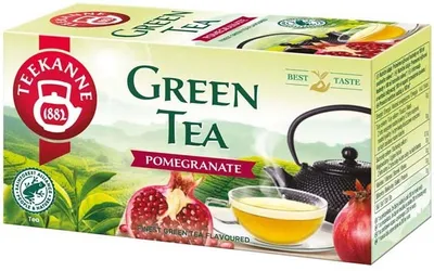 Obrázek produktu pro Teekanne Zelený čaj s příchutí granátového jablka (20ks), 59907