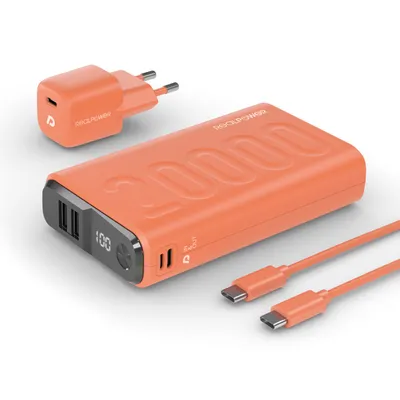 Produktbild von RealPower Powerbank PB-20000 Set       orange      20.000mAh
