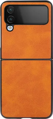 Image de Étui rigide pour Samsung Galaxy Z Flip4 5G, couleur marron foncé