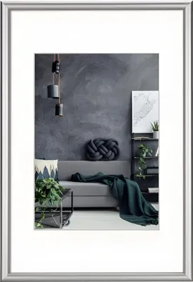 Produktbild von Hama Alu-Bilderrahmen Detroit 50x70 cm silber Acrylglas