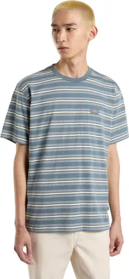 Image de Dickies T-shirt homme LEWISTOWN STRIPE TEE, Taille:M, Couleurs:stormy weather