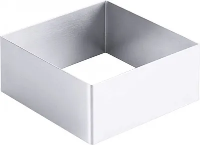 Produktbild von Schaumspeisenform, rechteckig 10 cm x 10 cm