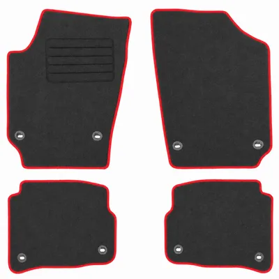 Fußmatten-Set für VW Polo 9N, 06/2003-05/2009, inkl. CrossPolo, 4-teilig