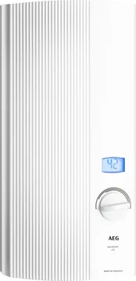 Produktbild von AEG elektronischer Durchlauferhitzer DDLE LCD, umschaltbar 18/21/24 kW, gradgenaue Temperaturwahl, LC-Display, 222394