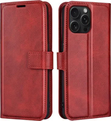 Produktbild von iPhone 16 Pro Hülle - Coverup Deluxe Klapphülle - Rot