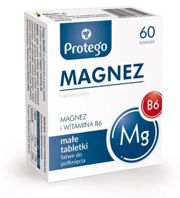 Immagine prodotto di Integratore alimentare di magnesio in compresse Protego, 60 pz