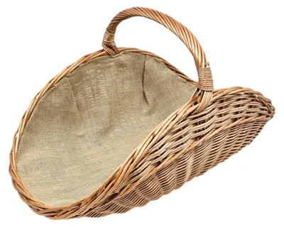 Produktbild von Solidchoice – Holzkiste aus Weide mit Jutebezug, 72 x 42 x 39 cm