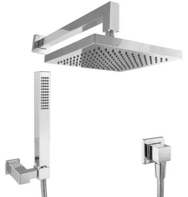 Produktbild von PaulGurkes Duschsystem Unterputz Set ohne Armatur Kopfbrause mit Handbrause