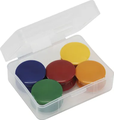 Produktbild von Set Haft-Magnete 27 mm ø in Box, 10-tlg.
