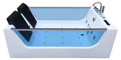 Produktbild von HOME DELUXE - Whirlpool Badewanne ATLANTIC XL Weiß Indoor