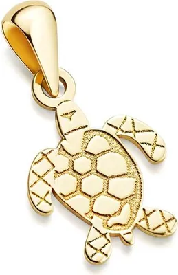 Image de SILBERKETTEN STORE Pendentif tortue - Or 333