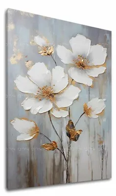 Obrázok produktu pre Kvetinový svet na plátne Krása jednoduchosti - 80x120 cm
