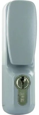 Produktbild von Schlüsselknopf IDEA-Serie Außenmodul Weiß, fester Knopf, für 1/2 Zylinder 30x10 mm, Türstärke bis 105 mm