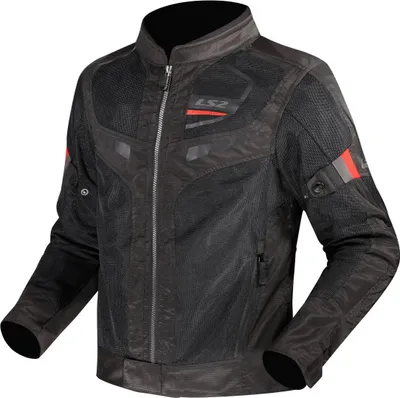 Produktbild von LS2 Garda Air Motorrad Textiljacke, schwarz/rot, M