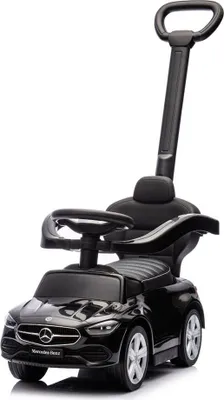 Obrázek produktu pro Odrážedlo s vodící tyčí MERCEDES C-Class Deluxe Milly Mally Black