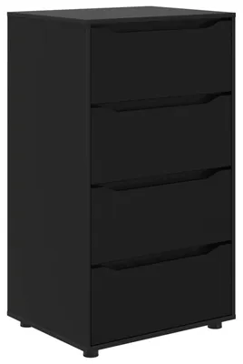 Productafbeelding van vidaXL Opbergkasten, 60 x 48 x 105 cm, houtvezel, zwart
