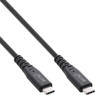 Zdjęcie produktu dla InLine 35906I, 0,5 m, USB C, USB C, USB4 Gen 3x2, 40 Gbit/s, Czarny