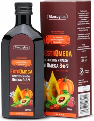 Obrázok produktu pre SKOCZYLAS Estromega Premium OMEGA mastné kyseliny vitamín E 250 ml