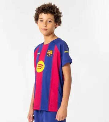 Zdjęcie produktu dla Koszulka domowa FC Barcelona dla dzieci - Rozmiar 152 / 12 lat - Sezon 2025/2026 - Koszulka Barca - Produkt oficjalny