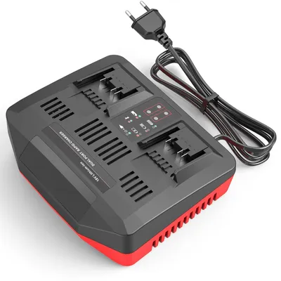 2-Port 3A Ladegerät für 18V X-Change Li-Ion Akku