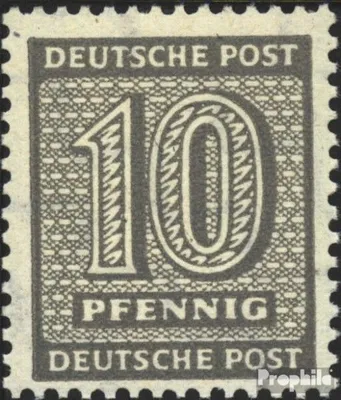 Produktbild von Briefmarken Sowjetische Zone (All.Bes.) 1945 Mi 131Y a gestempelt Ziffer