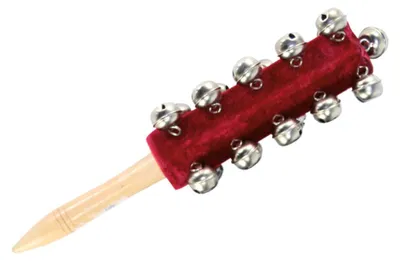 Produktbild von BestSaller 1080 Schellenstab / Schellenbaum mit 21 Glocken, Länge 25 cm, rot