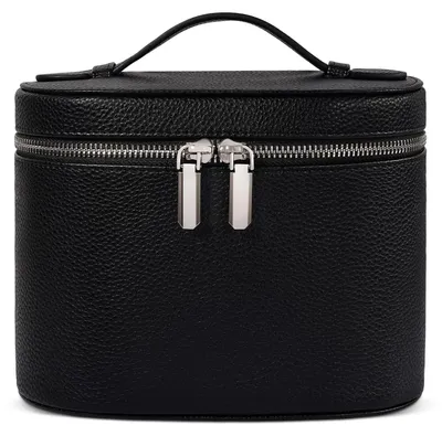 Produktbild von Reis-Make-up Tasche mit Fächern - Schwarz