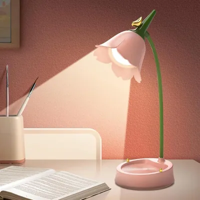 Produktbild von Schreibtischlampe Kinder,Dimmbare LED Tischlampe,USB Nachttischlampe für Lesen