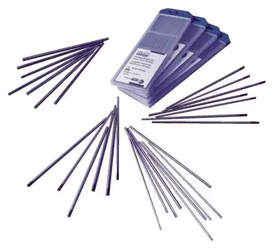 Image de 10 électrodes tungstène diamètre 3,2x150mm PUR - ABICOR BINZEL - 700.0015