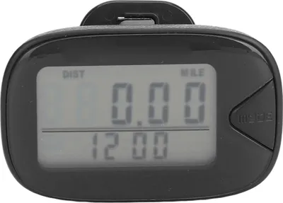 Immagine prodotto di Pedometro per escursionisti Grande Display Digitale Multifunzionale Leggero Precisione Pedometro di Memoria per Uomini Donne Nero