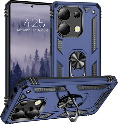 Produktbild von Armor Outdoor Handyhülle für Xiaomi Redmi Note 13 Handy Panzer Case Cover Schutzhülle Farbe: Blau