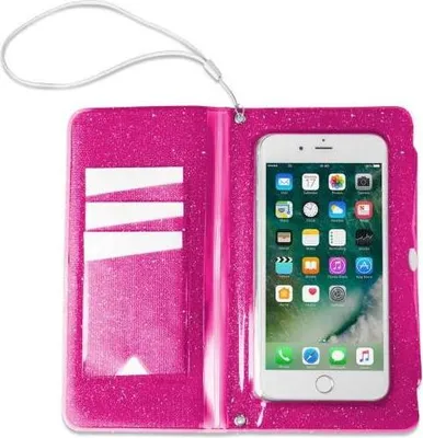 Immagine prodotto di Celly SPLASHWALL18PK Custodia Impermeabile Borsellino per Smartphone Universale Rosa