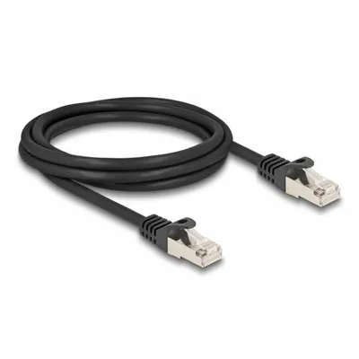 Produktbild von Delock - Netzwerkkabel - RJ-50 (M) zu RJ-50 (M) - 2 m - S/FTP - ohne Haken - Schwarz