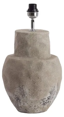 Obrázek produktu pro Light & Living - stolní lampa - Lezama - šedá - keramika - vázová lampa - E27 - 1739125