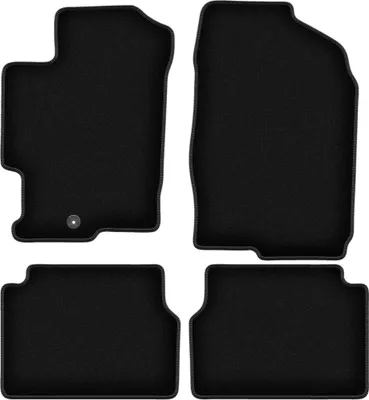 Immagine prodotto di Tappetini in velluto per Mazda 6 I GG / GY (2002-2007, station wagon, berlina, liftback) neri, set 4 pz, con fissaggi