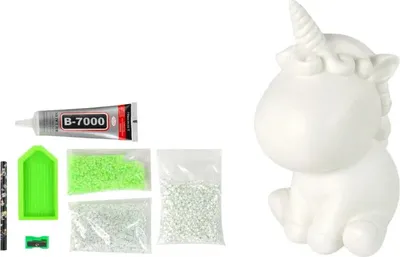 Immagine prodotto di Set Unicorno fai da te Diamanti Cristalli Verde