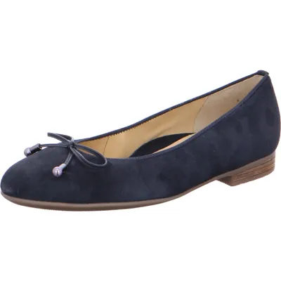 Immagine prodotto di Ara ballerina da donna in pelle blu scuro 4.5