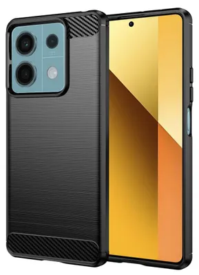 Obrázek produktu pro Techsuit Carbon Silicone Back Cover Case pro Xiaomi Redmi Note 13 5G - Black
