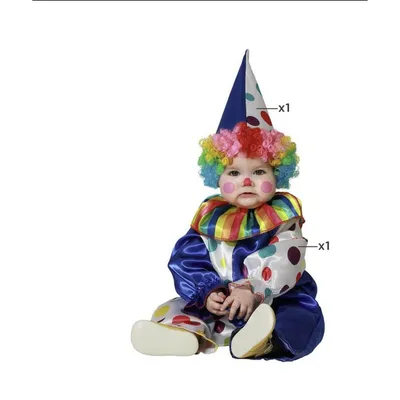 Produktbild von Verkleidung für Babys Clown - 6-12 Monate