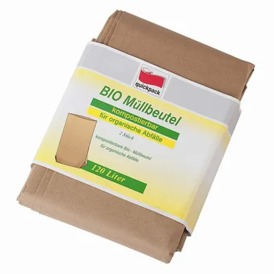 Zdjęcie produktu dla Organiczne worki na śmieci Quick Pack 120 litrów, 2 szt