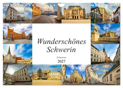 Produktbild von Wunderschönes Schwerin (Wandkalender 2027 DIN A4 quer), CALVENDO Monatskalender