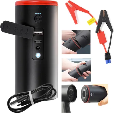 Zdjęcie produktu dla Powerbank P4 15000 mAh do XARI SMART KIT XP JUMP STARTER + kable rozruchowe
