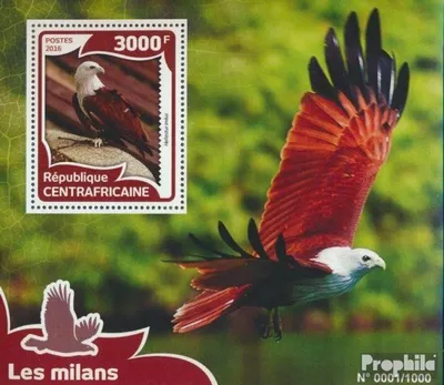 Produktbild von Briefmarken Zentralafrikanische Republik 2016 Mi Block 1419 (kompl. Ausgabe) postfrisch Drachenvögel