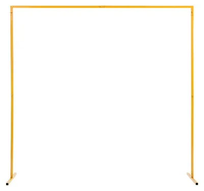 Produktbild von Quadratischer Traubogen - Freistehender Backdrop Ständer - 2 m Eisenrahmen - Foto Hintergrund für Hochzeit und Party - Tragkraft 5 kg