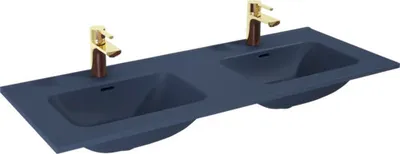 Produktbild von Jungborn Möbelwaschtisch 1210 x 460 mm navy blau matt