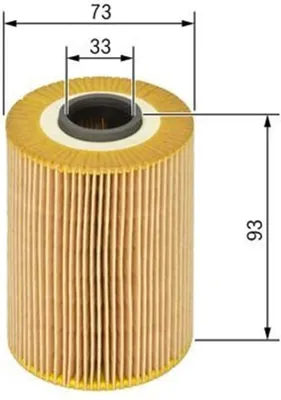 Produktbild von Bosch Ölfilter  F 026 407 073