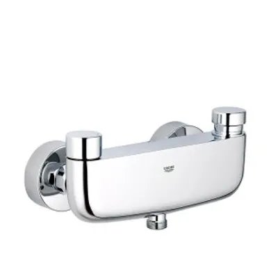 Imagen del producto de Grifo de ducha Grohe Eurosmart CT, con cierre automático, para montaje en pared, con mezclador y acabado cromado - 36320000