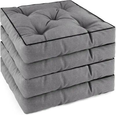 Produktbild von Stuhlkissen 4er Set 45x45 cm, 9 cm dick