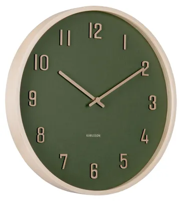 Produktbild von WANDUHR Nervadura - Grün - 40,8/40,8/ cm